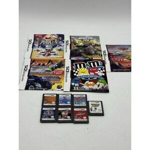 Lot Of 7 Nintendo DS Racing Game Lot- Cars, Monster Truck, Hot Wheels, NFS Works